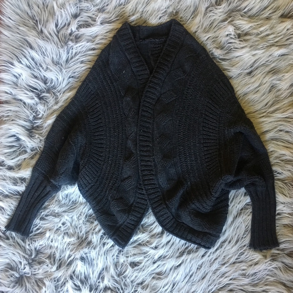 Slouchy Charcoal Sweater